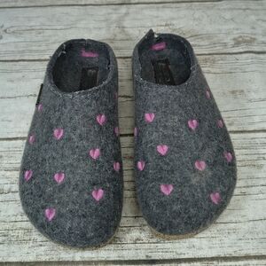 Haflinger Felted Wool Clog Slippers Size 37
